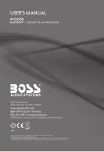 Предварительный просмотр 20 страницы Boss Audio Systems BV6658B User Manual