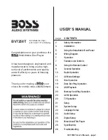 Preview for 3 page of Boss Audio Systems BV7250T User Manual