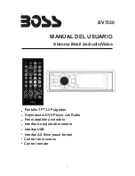 Предварительный просмотр 2 страницы Boss Audio Systems BV7330 (Spanish) Manual Del Usuario