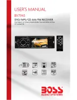 Boss Audio Systems BV7943 User Manual предпросмотр