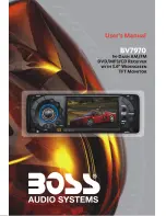 Preview for 1 page of Boss Audio Systems BV7970 User Manual