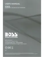 Предварительный просмотр 20 страницы Boss Audio Systems BV860B User Manual