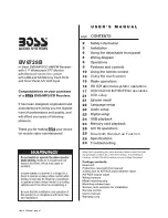 Предварительный просмотр 2 страницы Boss Audio Systems BV8728B User Manual