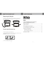 Preview for 3 page of Boss Audio Systems BV9 User Manual