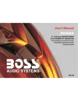 Boss Audio Systems BV90BA User Manual предпросмотр