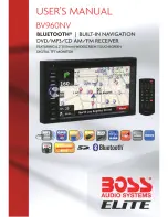 Boss Audio Systems bv960nv User Manual preview