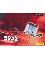 Boss Audio Systems BX25 User Manual preview