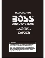 Boss Audio Systems CAP2CR User Manual preview