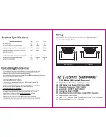 Preview for 3 page of Boss Audio Systems CE12DVC User Manual