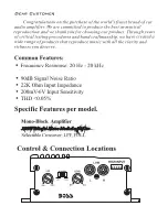 Предварительный просмотр 2 страницы Boss Audio Systems CE200M User Manual