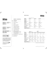 Preview for 2 page of Boss Audio Systems CER1200M User Manual