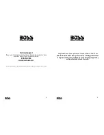 Preview for 1 page of Boss Audio Systems CER122 Specifications