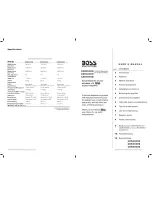 Preview for 3 page of Boss Audio Systems CER2600D User Manual