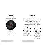 Preview for 2 page of Boss Audio Systems CH10DVC 10" Subwoofer Manual