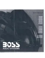 Preview for 1 page of Boss Audio Systems Chaos CH850M User Manual