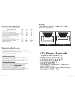 Preview for 3 page of Boss Audio Systems Chaos Epic CE15DVC User Manual