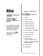 Предварительный просмотр 1 страницы Boss Audio Systems Chaos Exxtreme CX2500D User Manual