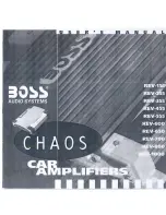 Предварительный просмотр 1 страницы Boss Audio Systems CHAOS REV-1000 User Manual