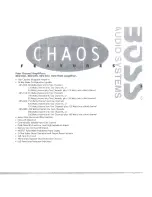 Предварительный просмотр 6 страницы Boss Audio Systems CHAOS REV-1000 User Manual