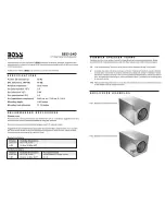 Preview for 2 page of Boss Audio Systems Chaos SEC124D User Manual