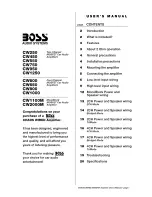 Preview for 2 page of Boss Audio Systems Chaos Wired CW1000 User Manual