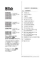 Предварительный просмотр 2 страницы Boss Audio Systems CXX1002 User Manual