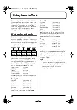 Preview for 76 page of Boss Audio Systems Digital Recording Studio BR-1600 CD Owner'S Manual