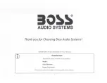 Preview for 2 page of Boss Audio Systems ELITE BV900ACP User Manual