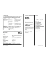 Preview for 2 page of Boss Audio Systems HS-IR User Manual