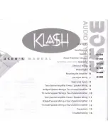 Предварительный просмотр 2 страницы Boss Audio Systems Klash K480 User Manual