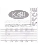 Предварительный просмотр 4 страницы Boss Audio Systems Klash K480 User Manual