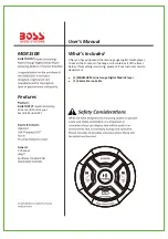 Preview for 2 page of Boss Audio Systems MGR150B User Manual