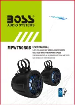 Boss Audio Systems MPWT50RGB User Manual предпросмотр