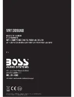 Preview for 17 page of Boss Audio Systems MR1309UAB User Manual