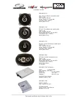 Preview for 28 page of Boss Audio Systems MR250.4 Brochure