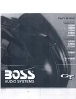 Boss Audio Systems Riot GT1000M User Manual предпросмотр