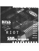 Boss Audio Systems Riot REV-1035 User Manual предпросмотр