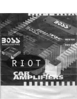 Boss Audio Systems Riot REV-135 User Manual предпросмотр