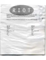 Preview for 3 page of Boss Audio Systems Riot REV-135 User Manual