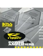 Boss Audio Systems Ripper RIP-496 User Manual предпросмотр