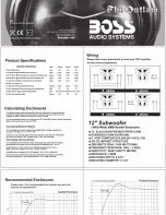 Preview for 2 page of Boss Audio Systems The Outlaw L12 User Manual