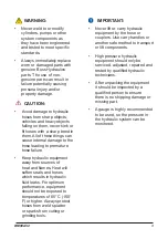 Preview for 3 page of Boss Hydraulics PF2070 Operating Instructions Manual