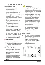 Preview for 4 page of Boss Hydraulics PF2070 Operating Instructions Manual