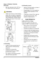 Preview for 6 page of Boss Hydraulics PF2070 Operating Instructions Manual