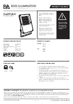 BOSS ILLUMINATION CASTLE II Product Manual preview