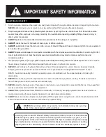 Preview for 11 page of Boss Industrial GD13T21 Owner'S Manual