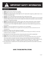 Preview for 13 page of Boss Industrial GD13T21 Owner'S Manual