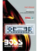 Boss marine MR1520W User Manual preview