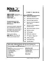 Preview for 2 page of Boss marine MR1600W User Manual