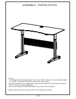 Boss Office Products SD48 Assembly Instructions предпросмотр